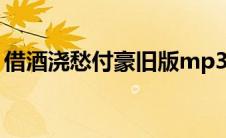 借酒浇愁付豪旧版mp3下载（借酒浇愁付豪）