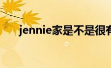 jennie家是不是很有钱（jennie家境）