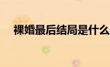 裸婚最后结局是什么（裸婚女主角是谁）
