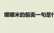 娜娜米的前面一句是什么（娜娜米米简介）