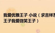 我爱优雅王子 小说（求吉祥系列小说：我爱优雅王子我爱坏王子我爱微笑王子）