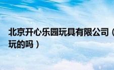 北京开心乐园玩具有限公司（上海巧克力开心乐园有什么好玩的吗）