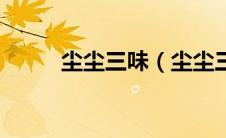 尘尘三味（尘尘三昧是什么意思）