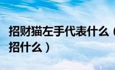 招财猫左手代表什么（招财猫左手招什么右手招什么）
