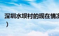 深圳水坝村的现在情况（深圳水坝村怎么样走）