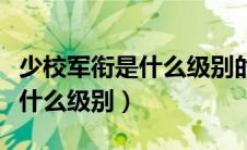 少校军衔是什么级别的干部职务（少校军衔是什么级别）