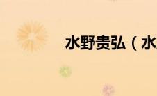 水野贵弘（水野真纪简介）