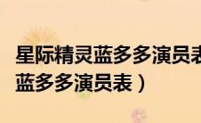 星际精灵蓝多多演员表蔡小豆爸爸（星际精灵蓝多多演员表）