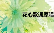 花心歌词原唱（花心歌词）