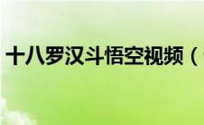 十八罗汉斗悟空视频（十八罗汉斗悟空简介）