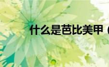 什么是芭比美甲（什么叫芭比甲）