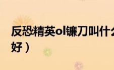 反恐精英ol镰刀叫什么（CSOL镰刀怎么用最好）