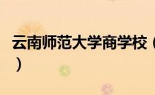 云南师范大学商学校（云南师大商学院是几本）