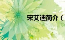 宋艾迪简介（宋迪维简介）