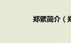 郑綮简介（郑荷娜简介）