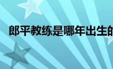 郎平教练是哪年出生的（郎平的教练是谁）