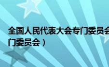全国人民代表大会专门委员会在审查（全国人民代表大会专门委员会）