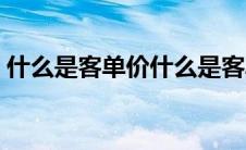 什么是客单价什么是客单量（什么是客单价）