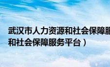 武汉市人力资源和社会保障服务平台官网（武汉市人力资源和社会保障服务平台）