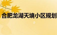 合肥龙湖天境小区规划（合肥龙湖天境学区）