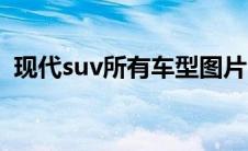 现代suv所有车型图片（现代suv所有车型）