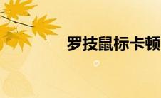 罗技鼠标卡顿（鼠标卡顿）