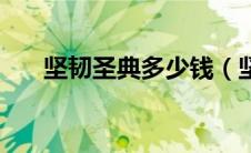坚韧圣典多少钱（坚韧圣典有什么用）