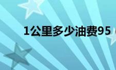 1公里多少油费95（1公里多少油费）