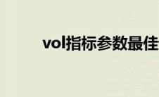 vol指标参数最佳设置（vol指标）