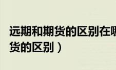 远期和期货的区别在哪些地方体现（远期和期货的区别）