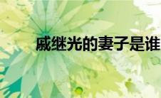 戚继光的妻子是谁（戚继光的妻子）