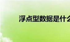 浮点型数据是什么意思（浮点型）