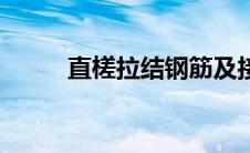 直槎拉结钢筋及接槎处理（直槎）