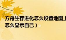 方舟生存进化怎么设置地图上显示自己（方舟生存进化地图怎么显示自己）