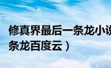 修真界最后一条龙小说百度云（修真界最后一条龙百度云）