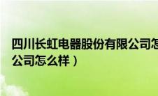 四川长虹电器股份有限公司怎么样（四川长虹电子系统有限公司怎么样）