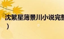 沈繁星薄景川小说完整版（沈繁星薄景川小说）