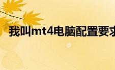 我叫mt4电脑配置要求（我叫mt4电脑版）