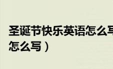 圣诞节快乐英语怎么写作文（圣诞节快乐英语怎么写）