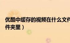 优酷中缓存的视频在什么文件中（优酷缓存的视频在哪个文件夹里）