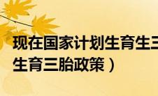 现在国家计划生育生三胎有补贴吗（国家计划生育三胎政策）