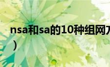 nsa和sa的10种组网方式（sa和nsa组网方式）