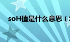 soH值是什么意思（SOH值是什么意思）