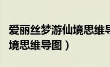 爱丽丝梦游仙境思维导图模板（爱丽丝梦游仙境思维导图）
