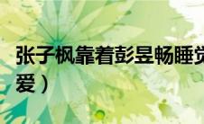 张子枫靠着彭昱畅睡觉（张子枫彭昱畅在谈恋爱）