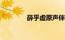 薛乎虚原声伴奏（薛乎虚）