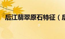 后江翡翠原石特征（后江翡翠原石的特点）
