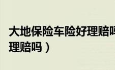 大地保险车险好理赔吗现在（大地保险车险好理赔吗）