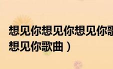 想见你想见你想见你歌曲含义（想见你想见你想见你歌曲）