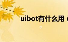 uibot有什么用（uibot是什么）